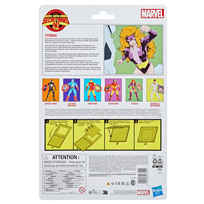 Marvel Legends Retro Secret Wars Titania