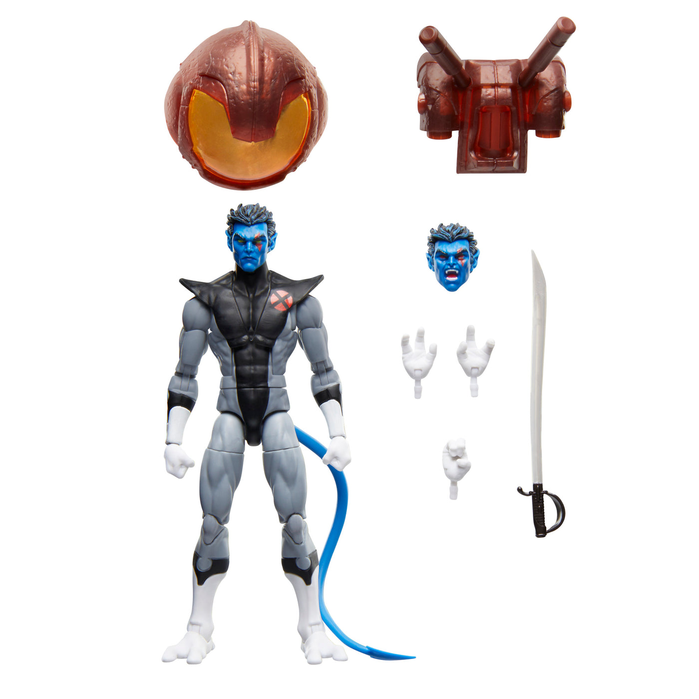 X-Men Marvel Legends X-Force Nightcrawler 6 Figure Nemesis Wave No BAF X-Men Marvel Legends X-Force Nightcrawler 6 Figure Nemesis Wave No BAF