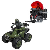 G.I. Joe Classified Series #218 Snake Eyes & Varmint ATV Vs. Stealth Viper & Cobra Stealth Flight Pod (Trubble Bubble) 2-Pack