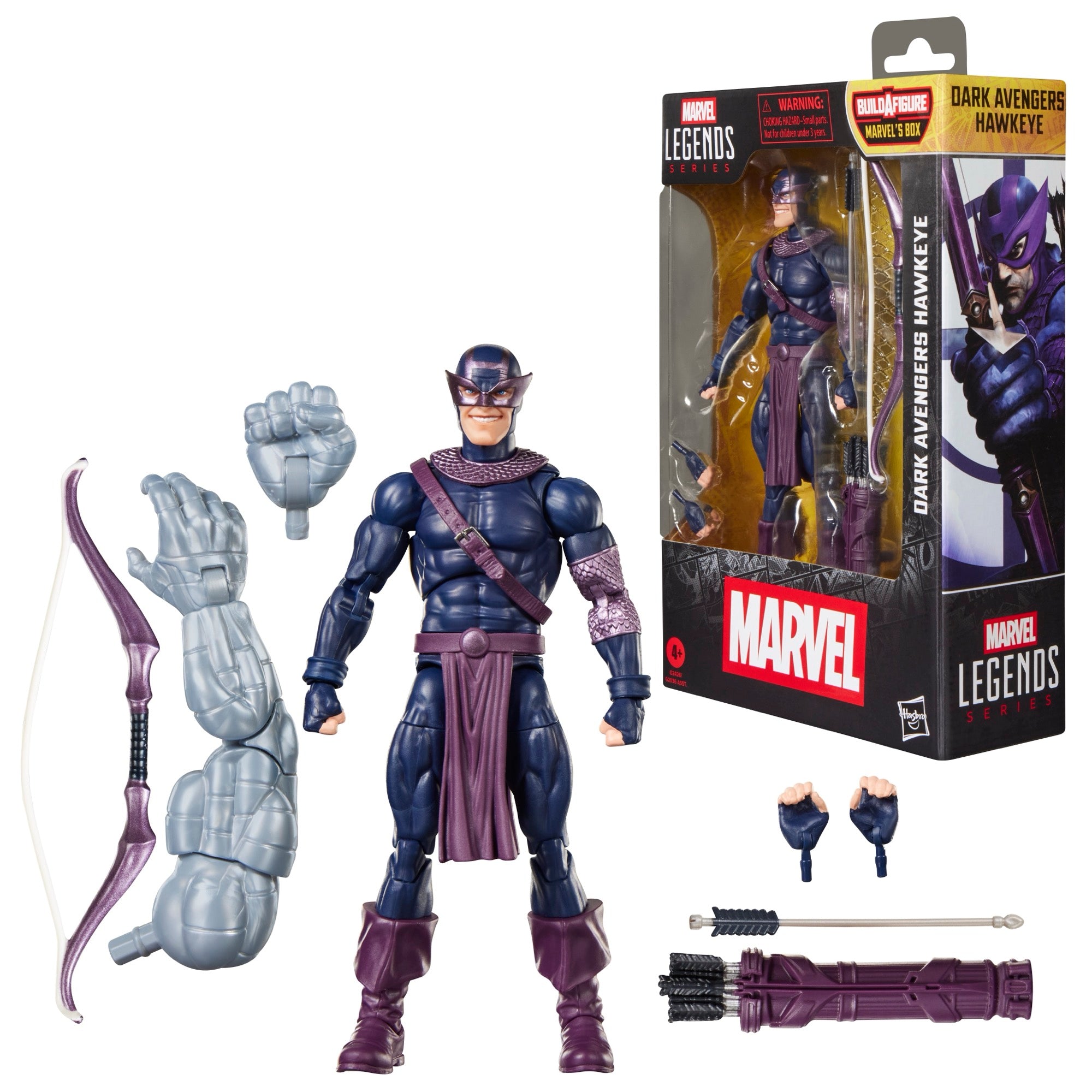 Marvel Legends Dark Avengers Hawkeye (Box BAF) – Nerdzoic Toy Store