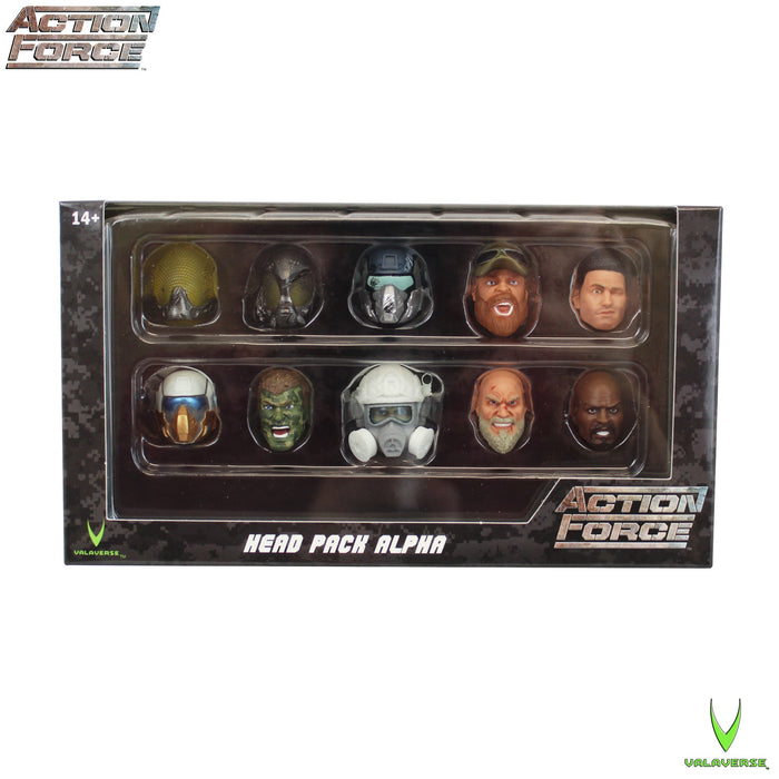 Action Force Head Pack Alpha