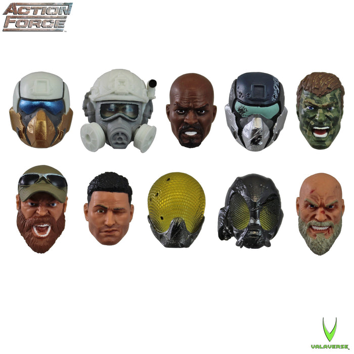 Action Force Head Pack Alpha