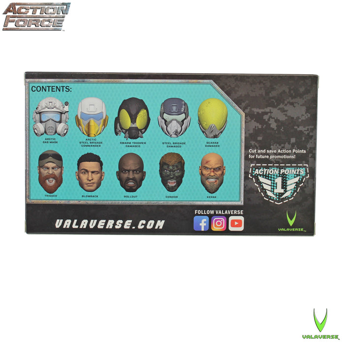 Action Force Head Pack Alpha