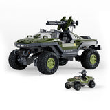 Mattel Brick Shop Hot Wheels Halo UNSC M12 Warthog