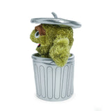 Kid Robot Sesame Street Oscar The Grouch In Trash Can Plush
