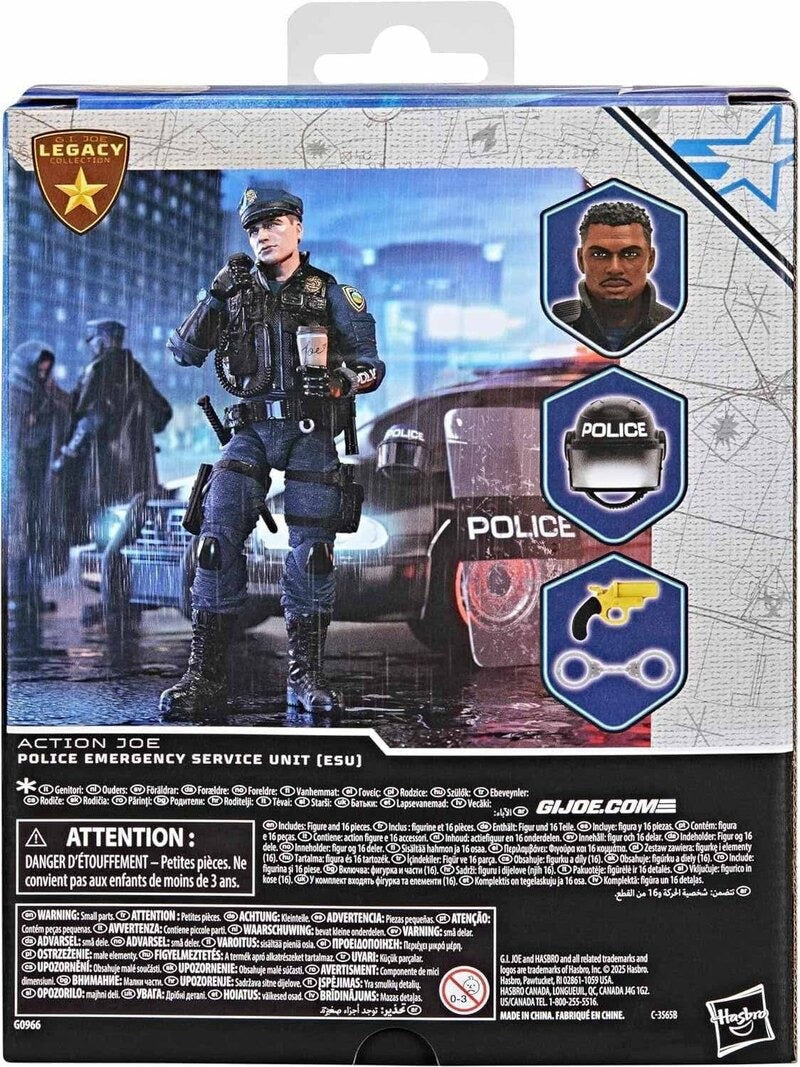 Unit Classified G.I. Joe Classified Series Legacy Collection Police Emergency Service ...