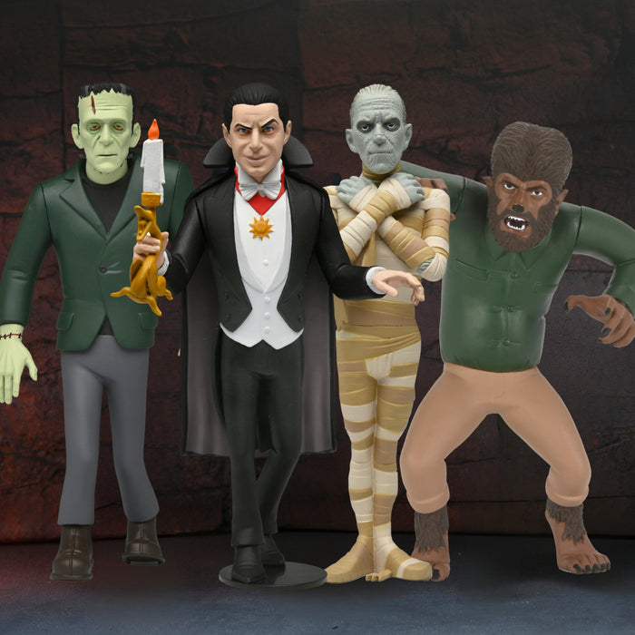 NECA Tooney Terrors Universal Monsters Set of 4