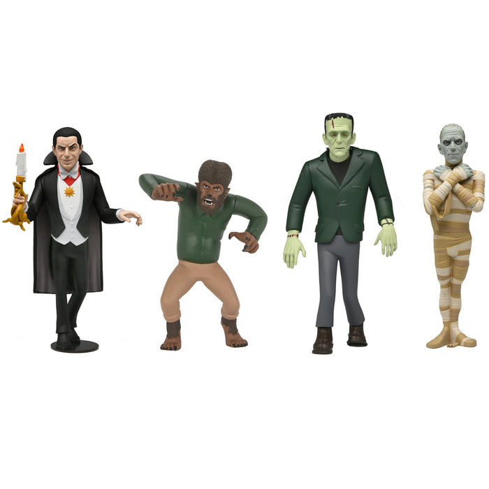 NECA Tooney Terrors Universal Monsters Set of 4