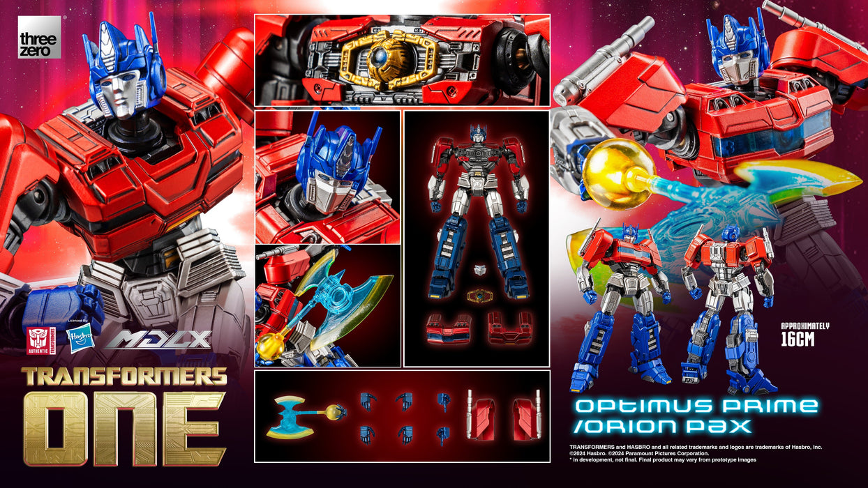 Threezero Transformers One MDLX Optimus Prime (Orion Pax)