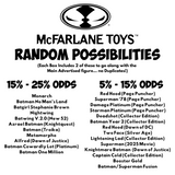 McFarlane DC Mystery Box 024: DC Steve Trevor Page Puncher Platinum Chase (+2 Random McFarlane DC Figures!) LIMITED TO 8!