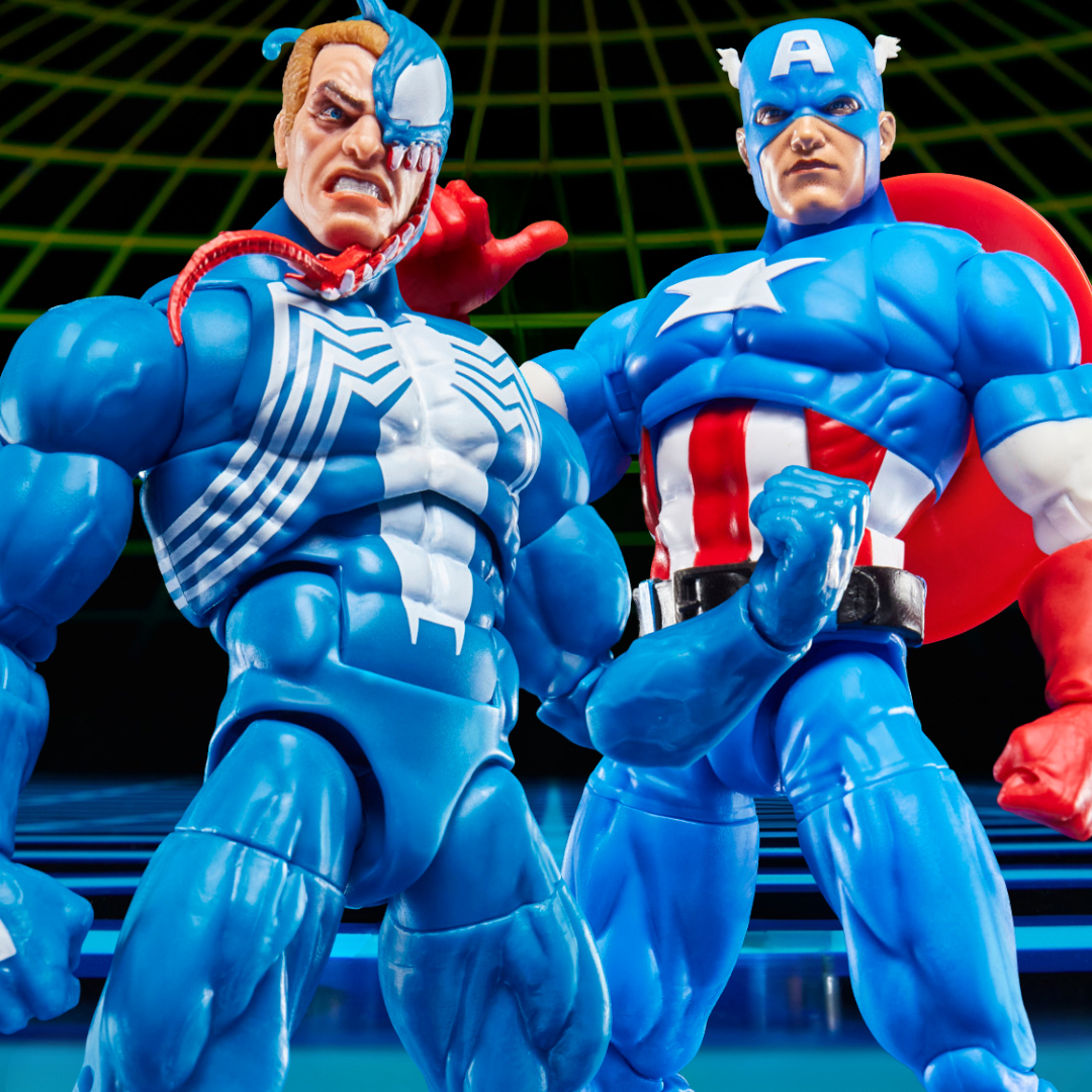 Marvel Legends Series Gamerverse Captain America vs Venom – Nerdzoic ...