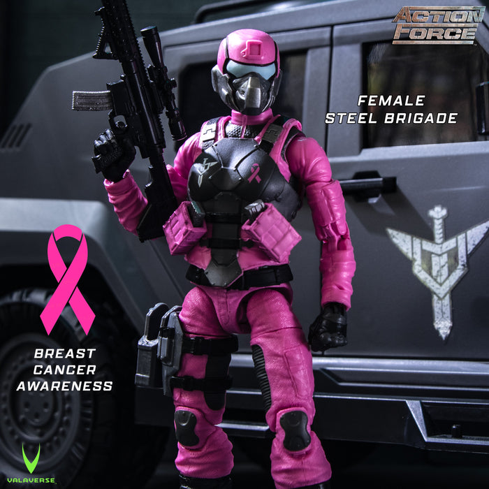 Action Force Pink Steel Brigade