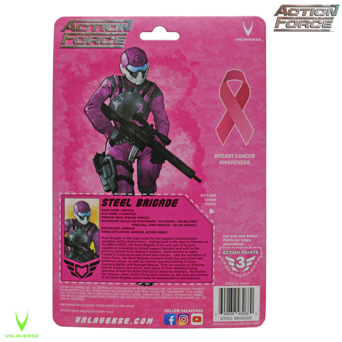 Action Force Pink Steel Brigade