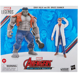 Marvel Legends Avengers 60th Anniversary Gray Hulk and Dr. Bruce Banner 2-Pack - Pre-Owned / In Box