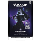 Magic: The Gathering Foundations Commander Deck Wretched Ranks
