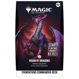 Magic: The Gathering Foundations Commander Deck Reign of Dragons