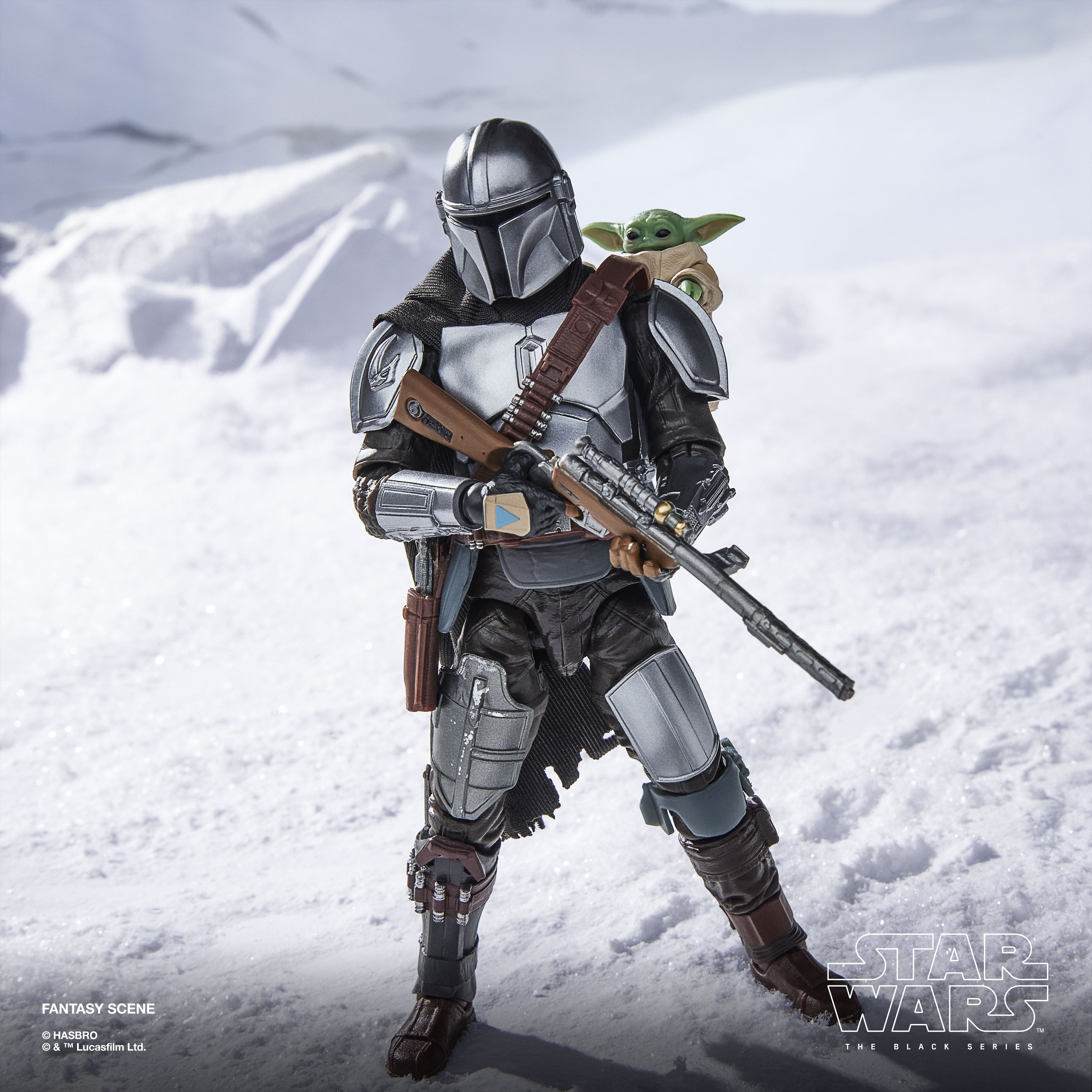 Star Wars The Black Series Deluxe Mandalorian & Grogu - Action Figures