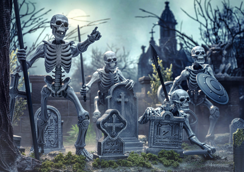 Mythic Legions Graveyard Skeletons 4-Pack