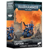 Warhammer 40,000 Space Marines Captain on Bike