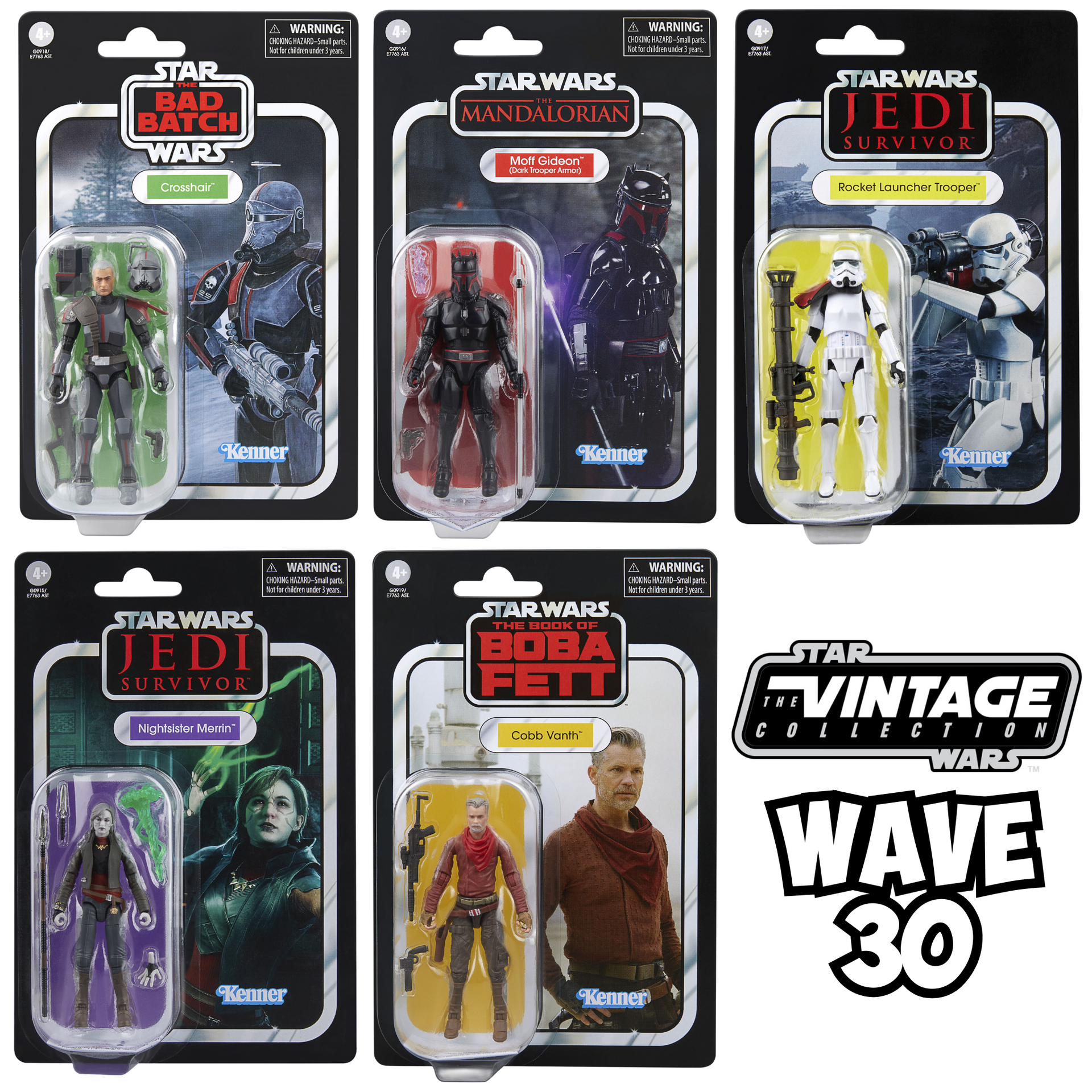 Star Wars The Vintage Collection Wave 30 COMPLETE SET OF 5
