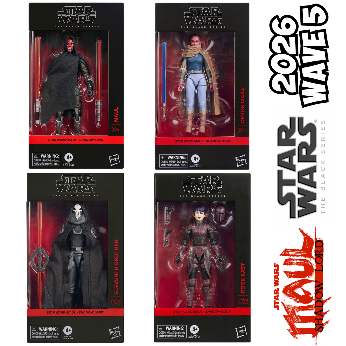 Star Wars The Black Series 2026 Wave 5: Maul- Shadow Lord