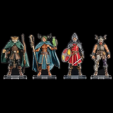 Mythic Legion The Roleplaying Game Standees Heroic Set B (Set Of 4)