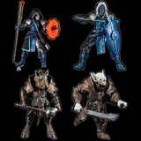Mythic Legion The Roleplaying Game Standees Villainous Set B (Set Of 4)