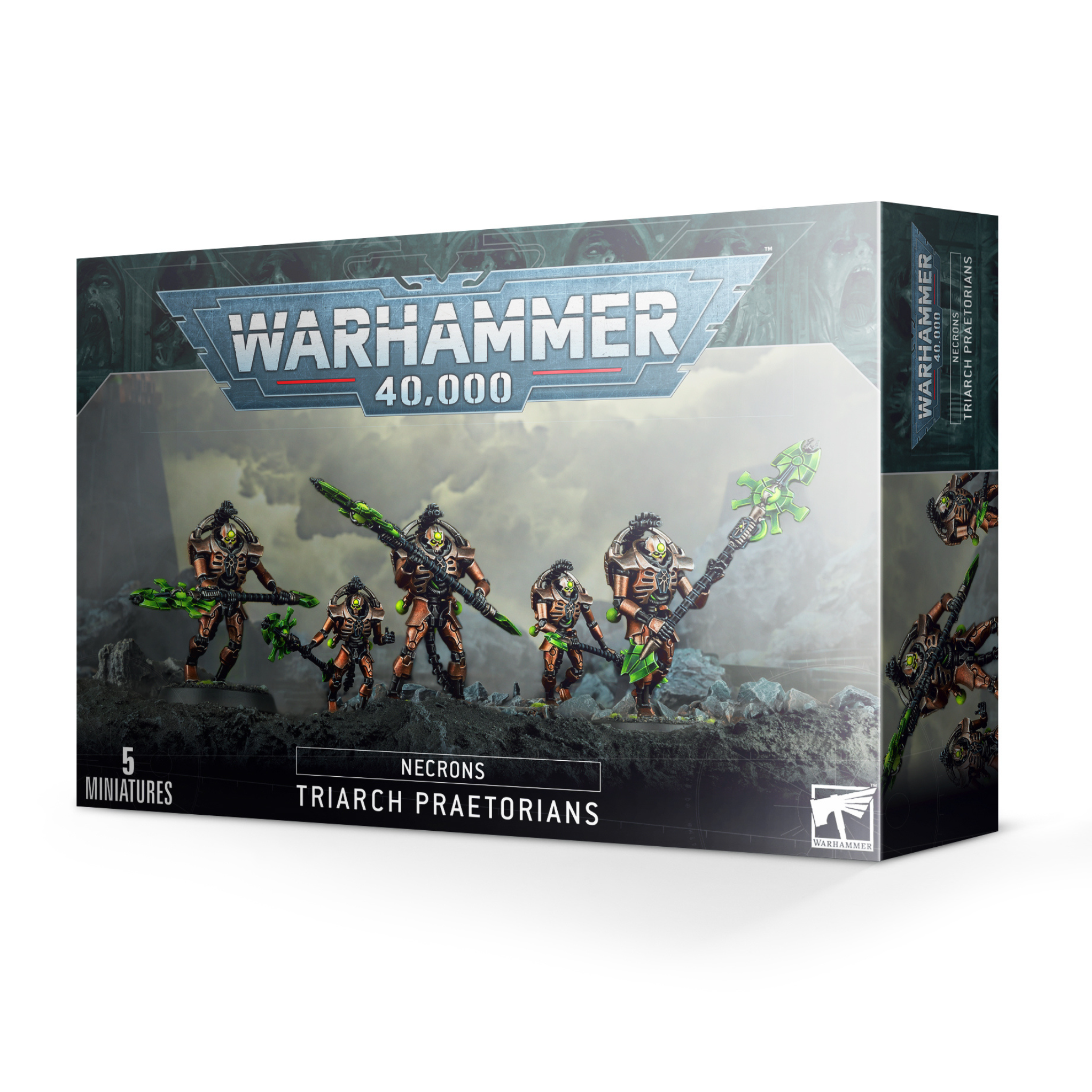 Warhammer 40,000: Necrons – Triarch Praetorians - Miniature Games