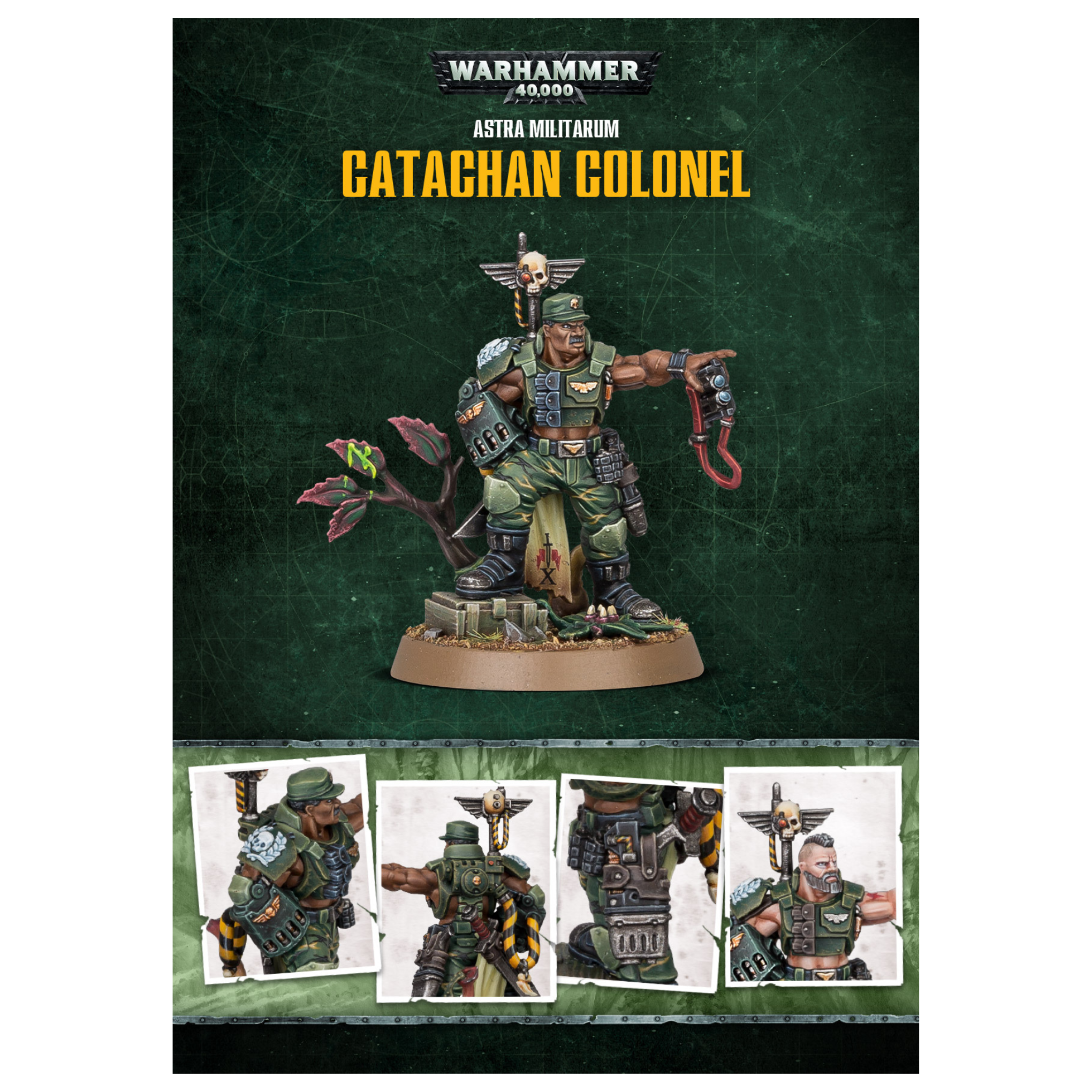 Warhammer 40,000: Astra Militarum – Catachan Colonel - Miniature Games