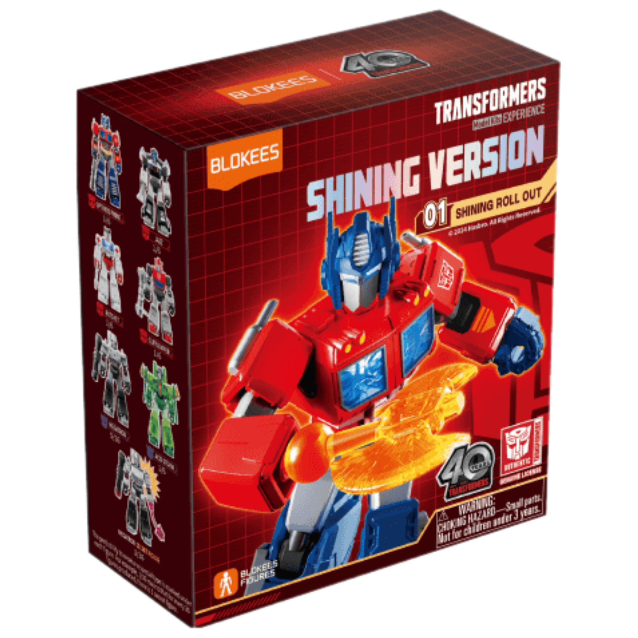 Blokees Transformers Shining Version 01 Roll Out (Single Random Blind Box) - Model Kits