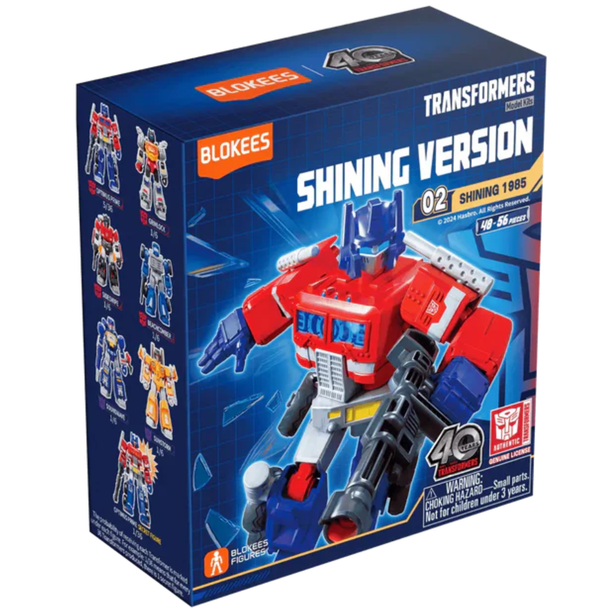 Blokees Transformers Shining Version 02 Shining 1985 (Single Random Blind Box) - Model Kits
