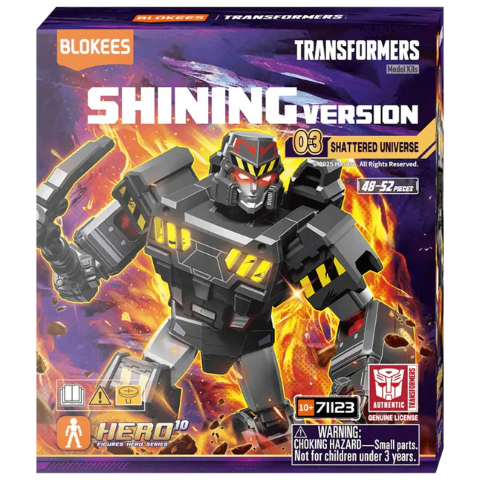 Blokees Transformers Shining Version 03 Shattered Universe (Single Random Blind Box) - Model Kits