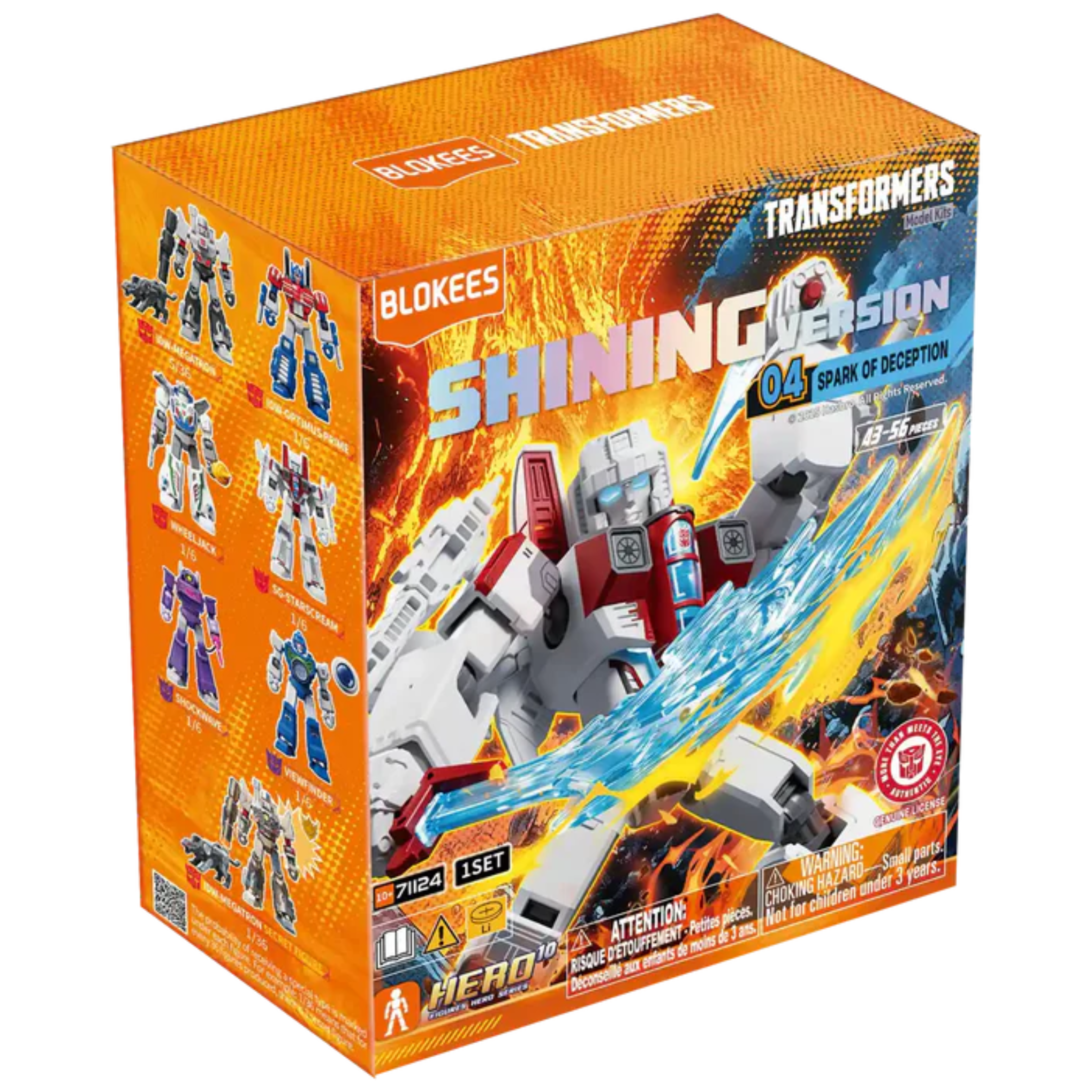 Blokees Transformers Shining Version 04 Spark of Deception (Single Random Blind Box) - Model Kits