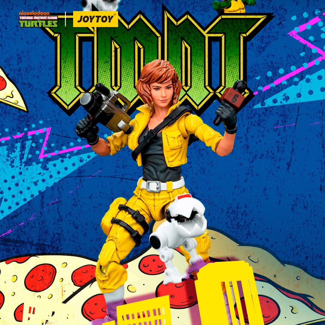 Joy Toy Teenage Mutant Ninja Turtles April O'Neil(1:18 Scale ...