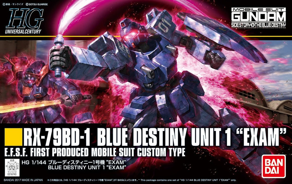 Mobile Suit Gundam HGUC RX-79BD-1 Blue Destiny Unit 1 "EXAM"