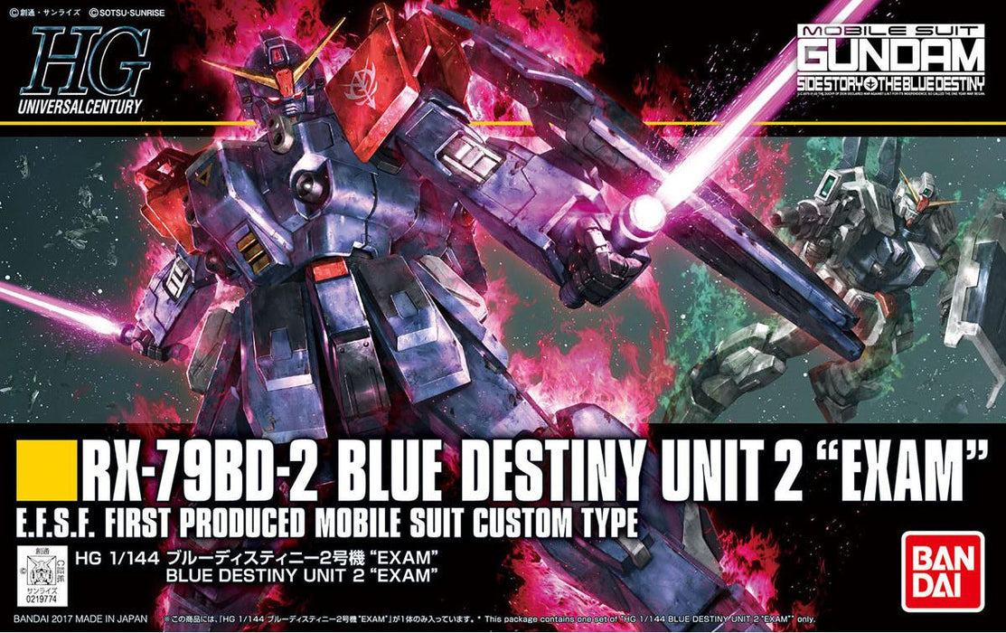 Mobile Suit Gundam HGUC RX-79BD-2 Blue Destiny Unit 2 "EXAM"