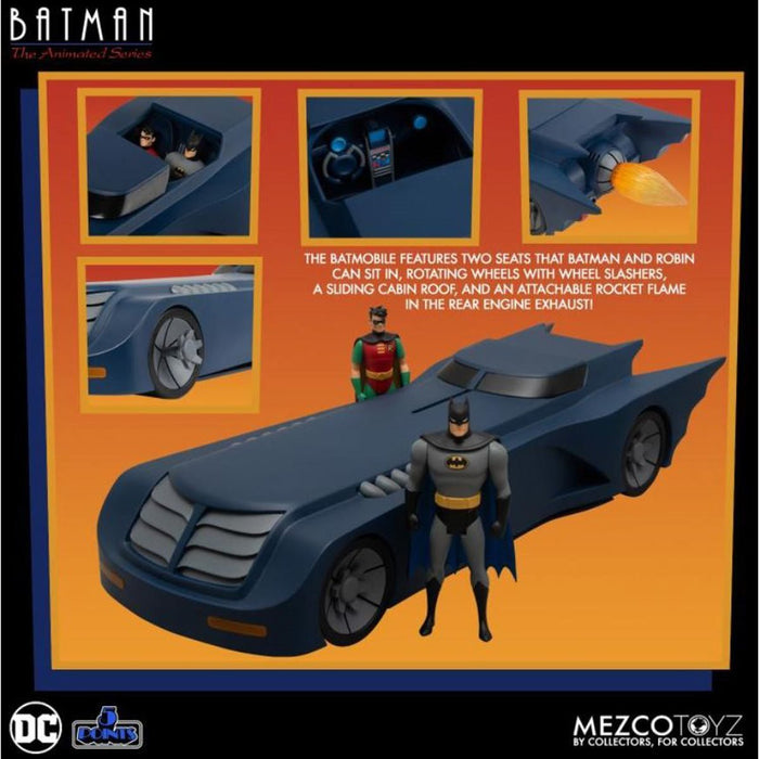 Mezco 5 Points Batman: The Animated Series Batmobile