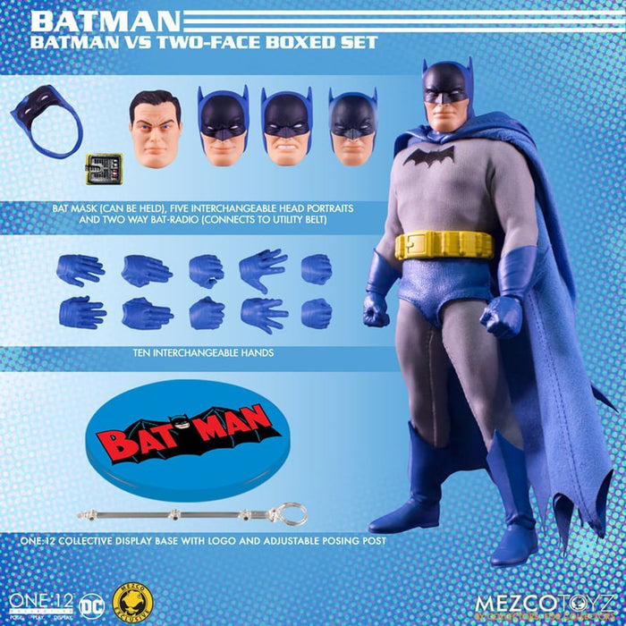 DC Comics Mezco One:12 Collective Batman vs Two-Face Boxed Set (Golden Age Edition)