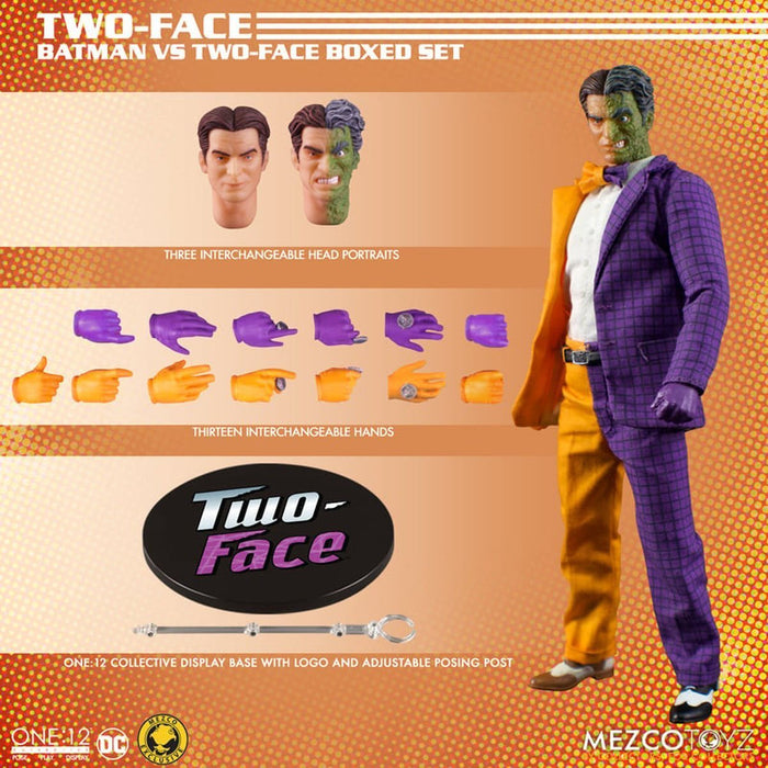 DC Comics Mezco One:12 Collective Batman vs Two-Face Boxed Set (Golden Age Edition)