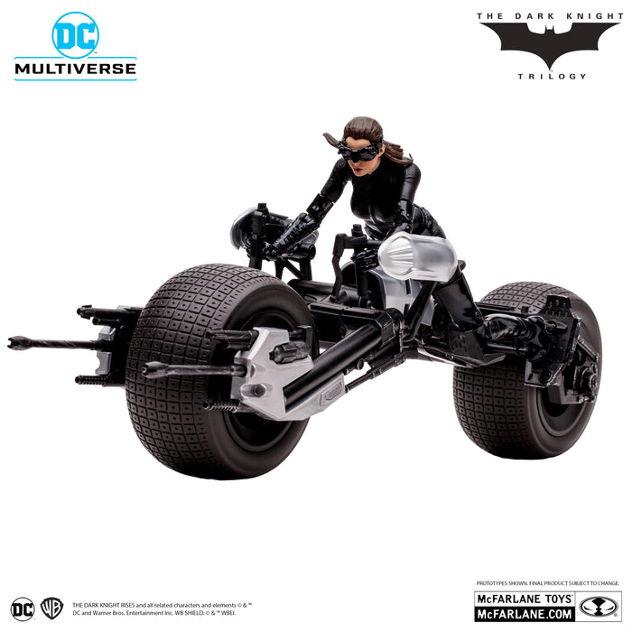 DC Multiverse Exclusive Gold Label Catwoman and Batpod (The Dark Knight Rises)