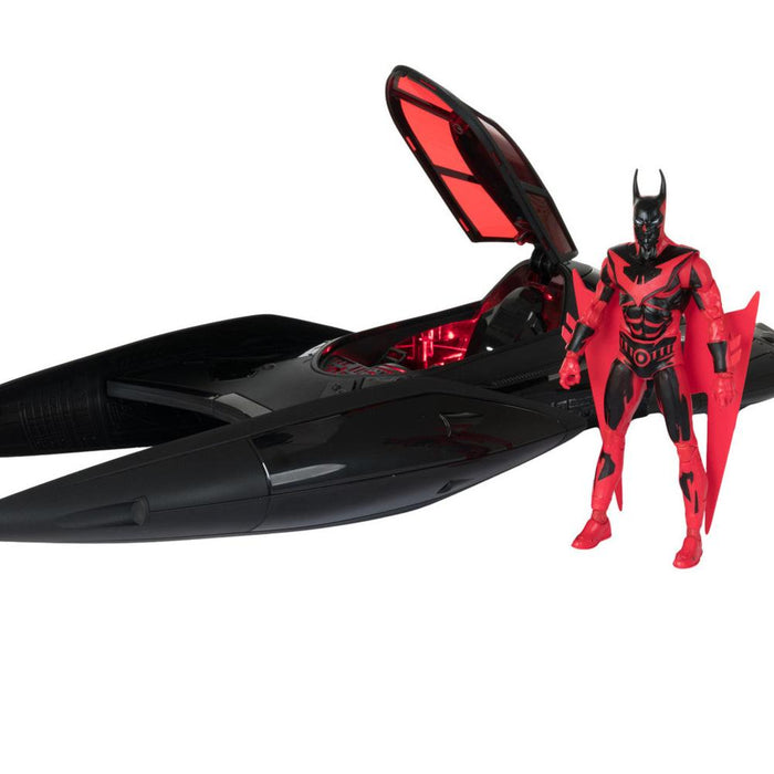 DC Multiverse Exclusive Gold Label Batman & Batmobile w/Lights and Sound (Batman Beyond)