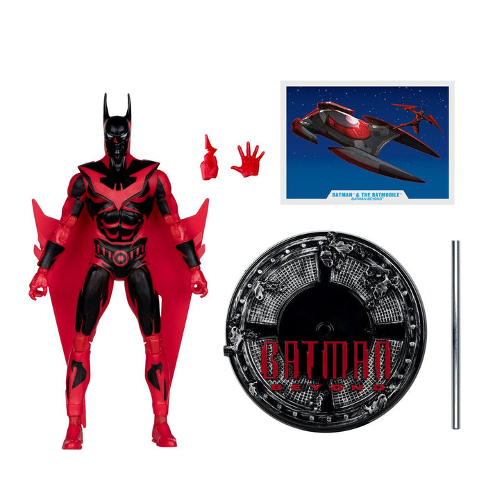 DC Multiverse Exclusive Gold Label Batman & Batmobile w/Lights and Sound (Batman Beyond)