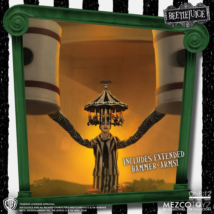 Beetlejuice (1988) Mezco One:12 Collective Deluxe Edition Beetlejuice