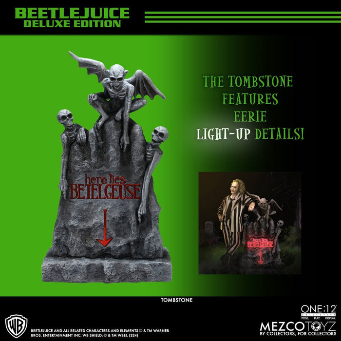 Beetlejuice (1988) Mezco One:12 Collective Deluxe Edition Beetlejuice