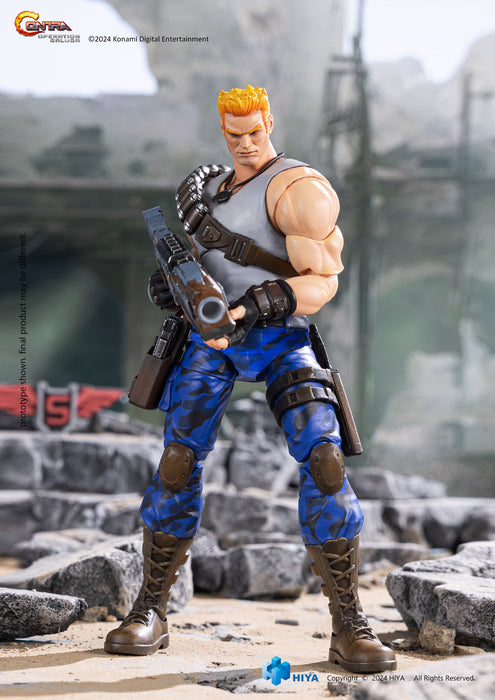 HIYA Exquisite Basic Series Contra Operation Galuga Bill Rizer (1:12 Scale)