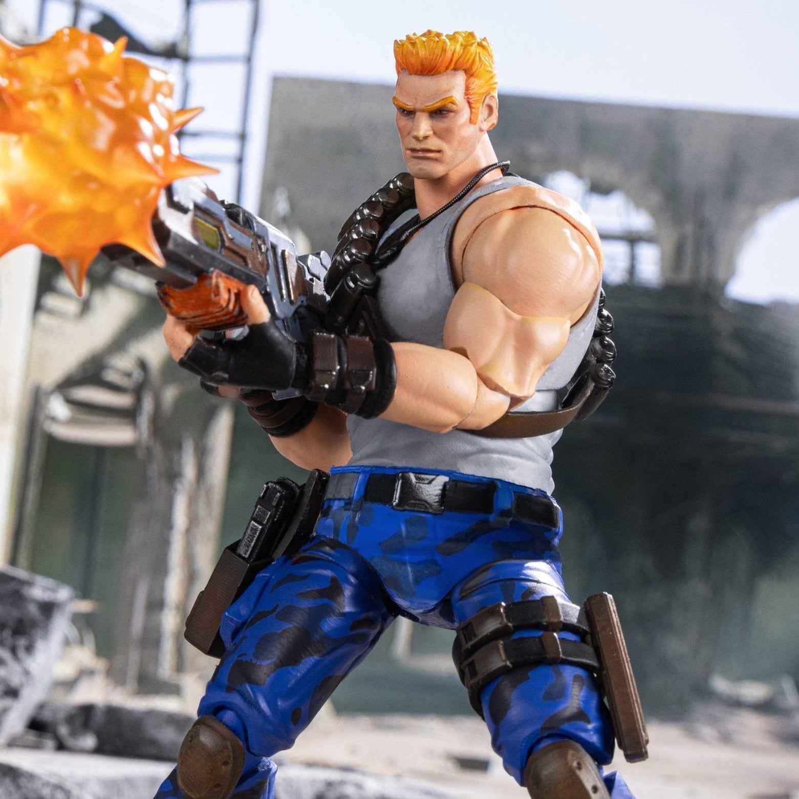 HIYA Exquisite Basic Series Contra Operation Galuga Bill Rizer (1:12 S ...