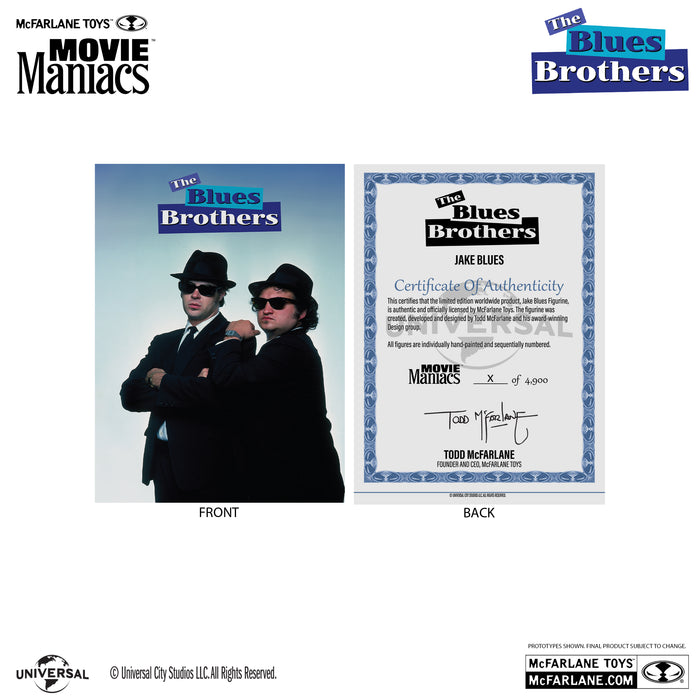 McFarlane Movie Maniacs Exclusive Gold Label Blues Brothers 2-Pack