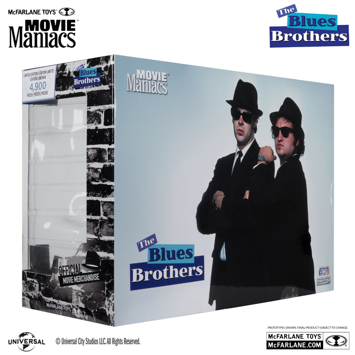 McFarlane Movie Maniacs Exclusive Gold Label Blues Brothers 2-Pack