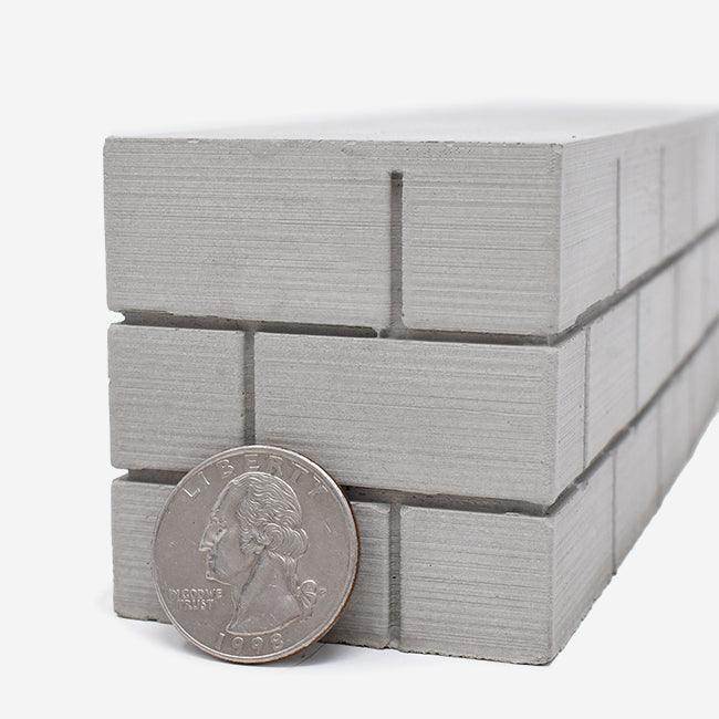 Mini Materials 1:12 Scale Mini Concrete Block Wall