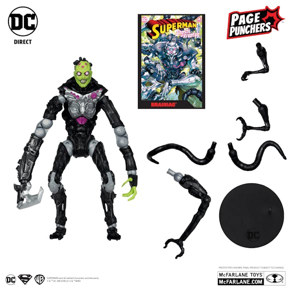 DC Page Punchers Platinum Label Brainiac (Superman: Ghosts of Krypton)